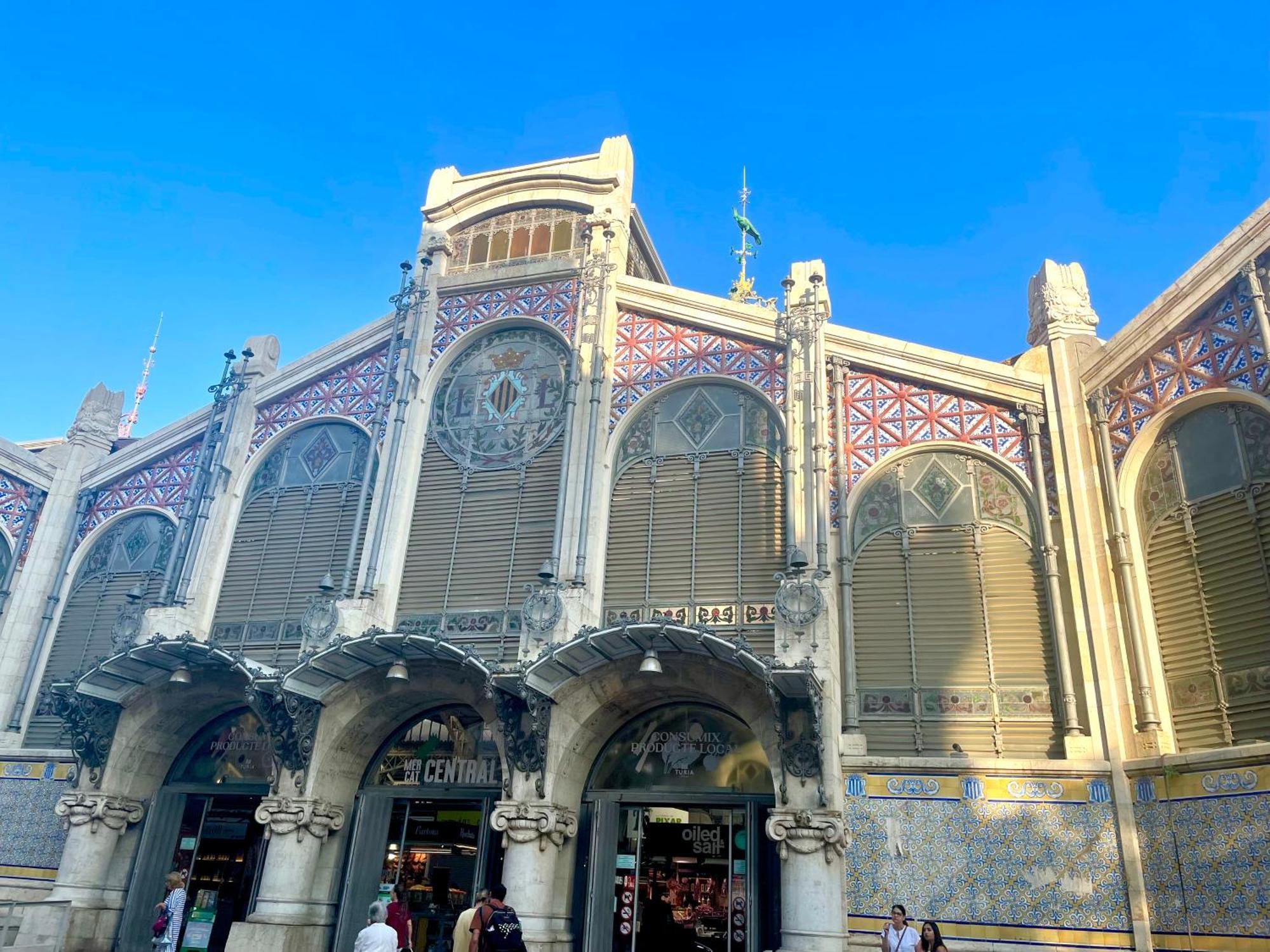 Duplex Mercado Central Valencia Exteriör bild